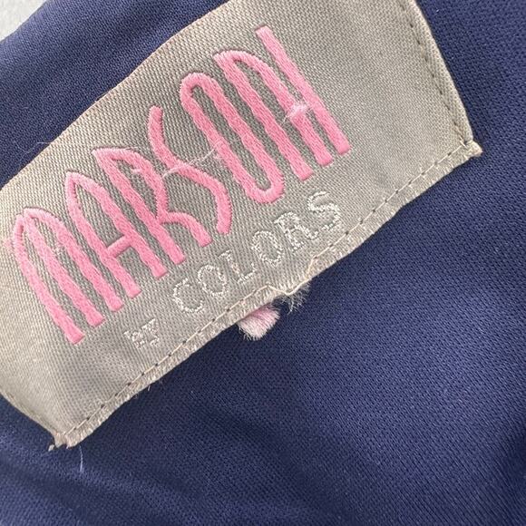 Marsoni by Colors Mother Of The Bride Trumpt Lace Gown In Midnight Blue Size XL - Picture 10 of 12